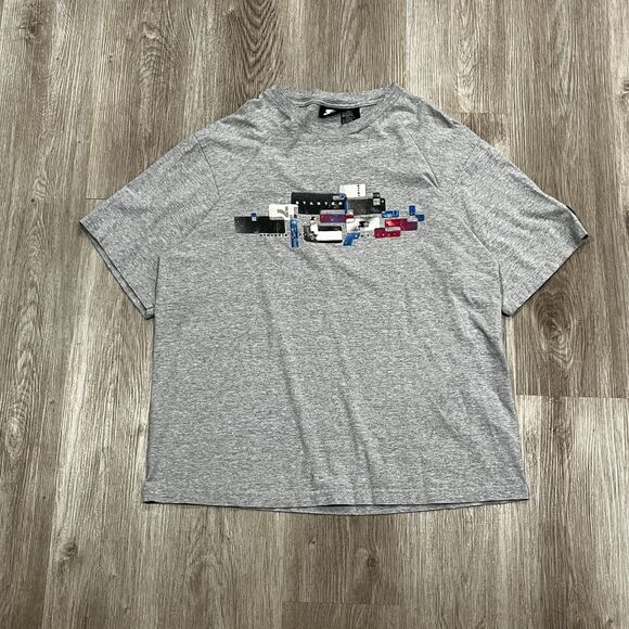 Vintage 90s 00s Starter Promo Graphic Tee T-Shirt Grey Men's Size Large - Picture 1 of 5
